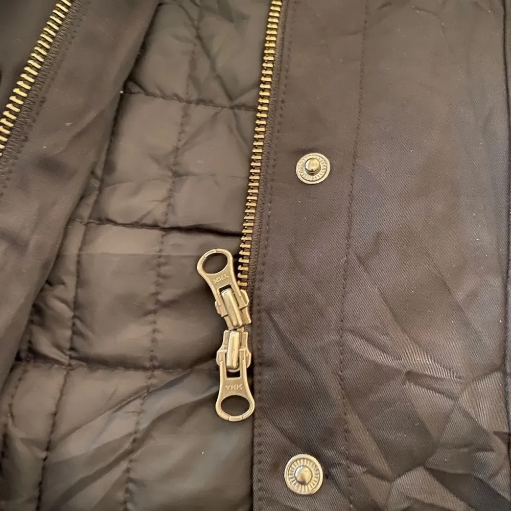 *Sundance* Shawl Collar Nylon  Trench Coat Sz M Freshly Dry-cleaned!